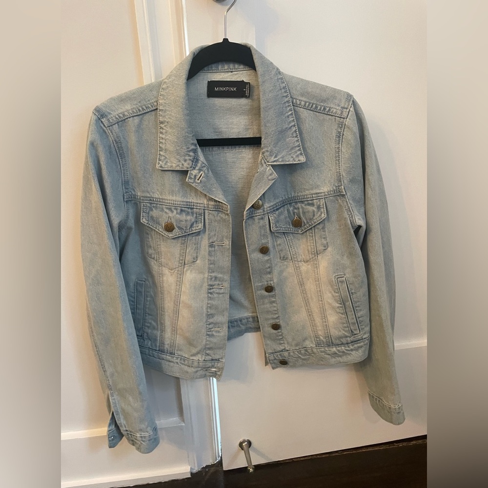 MINKPINK Unstoppable Denim Jacket, Small